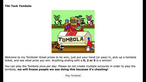 Tiki Tack Tombola! .